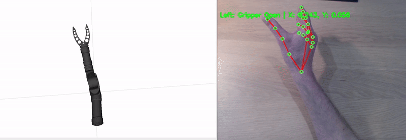 Alpha hand gripper demo