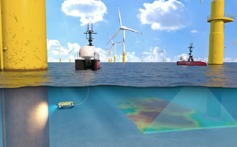 Field deployment with Fugro, view 1